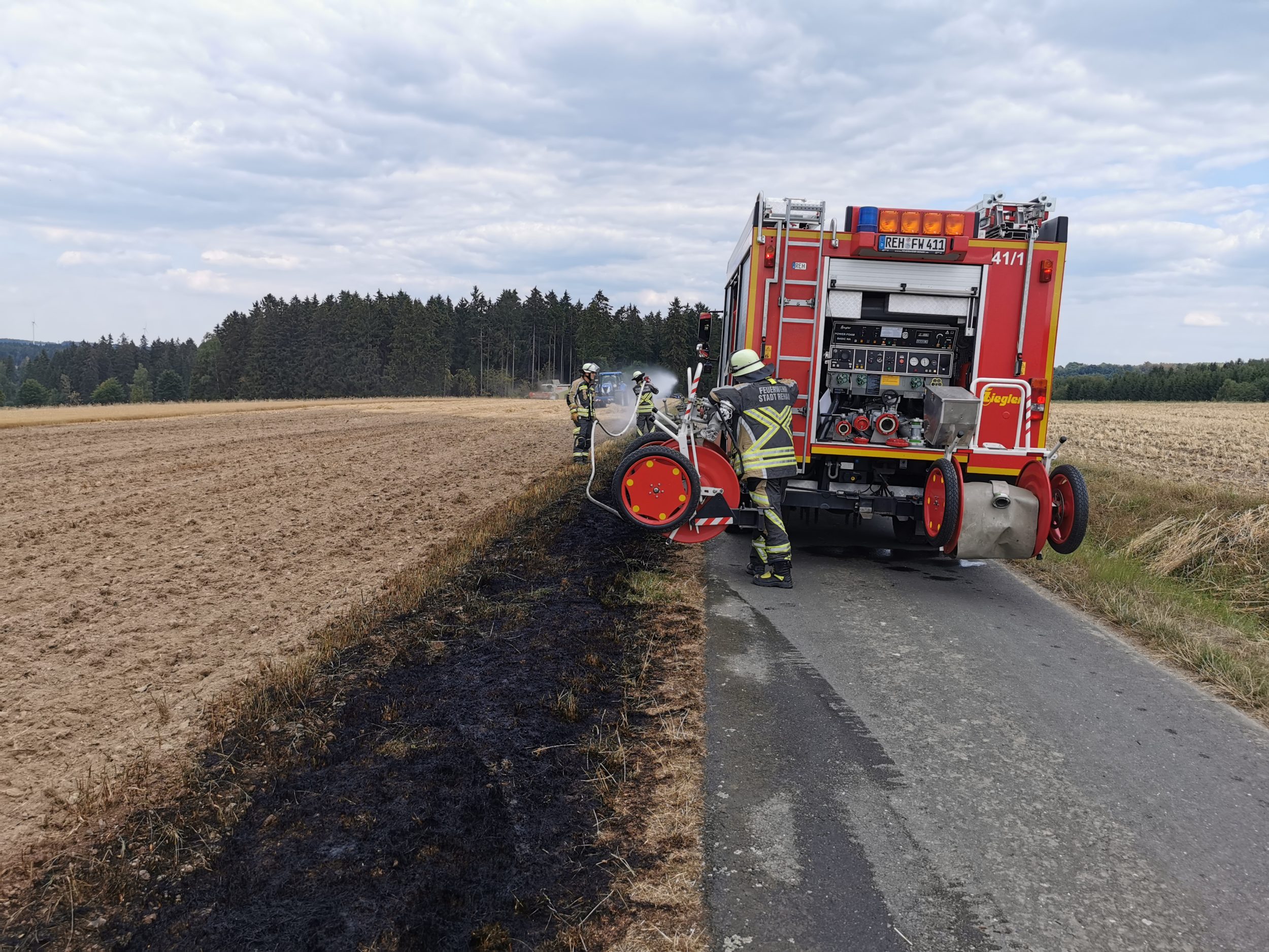 Brand Freifläche – Feuerwehr Stadt Rehau